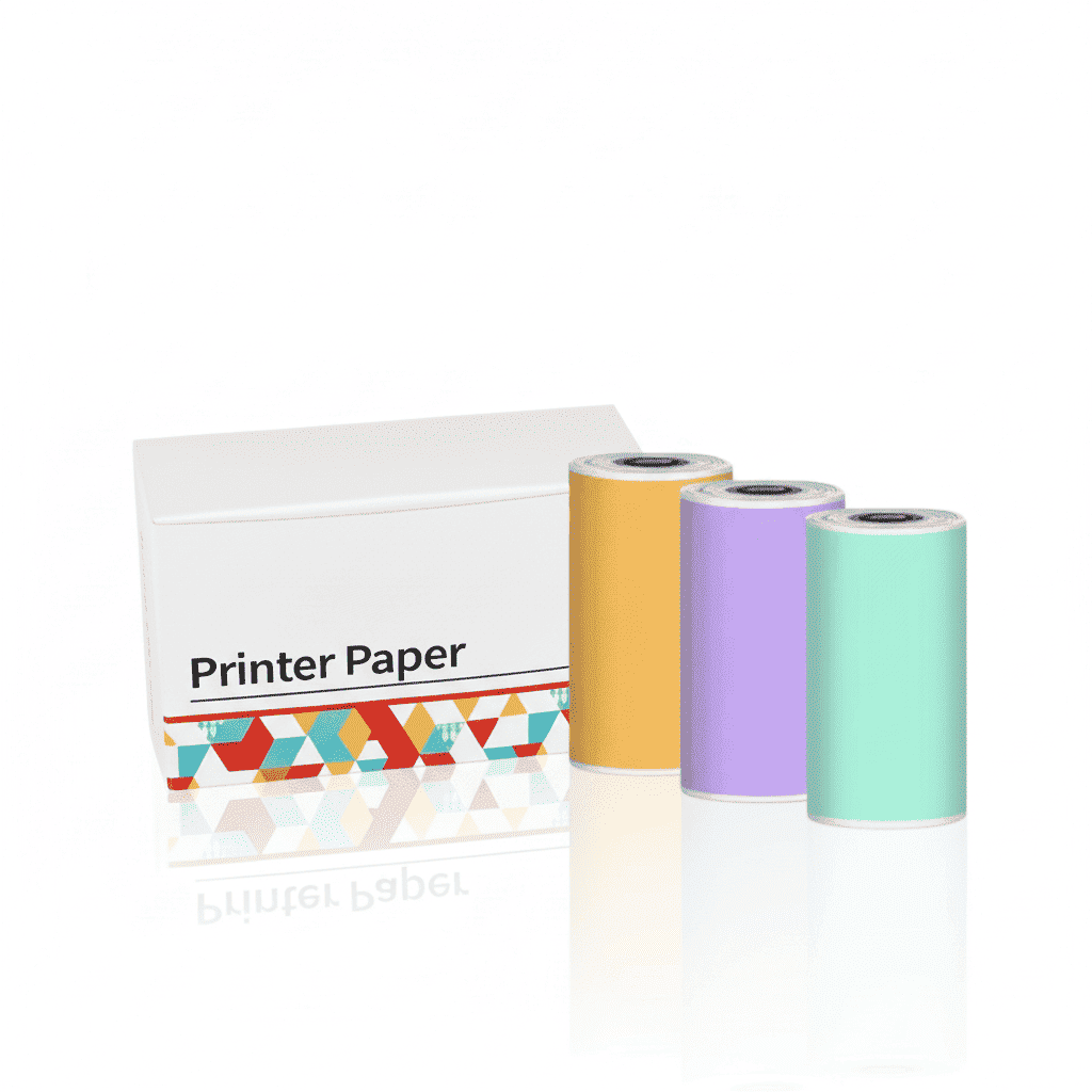 Multicolour Adhesive Thermal Printer Rolls